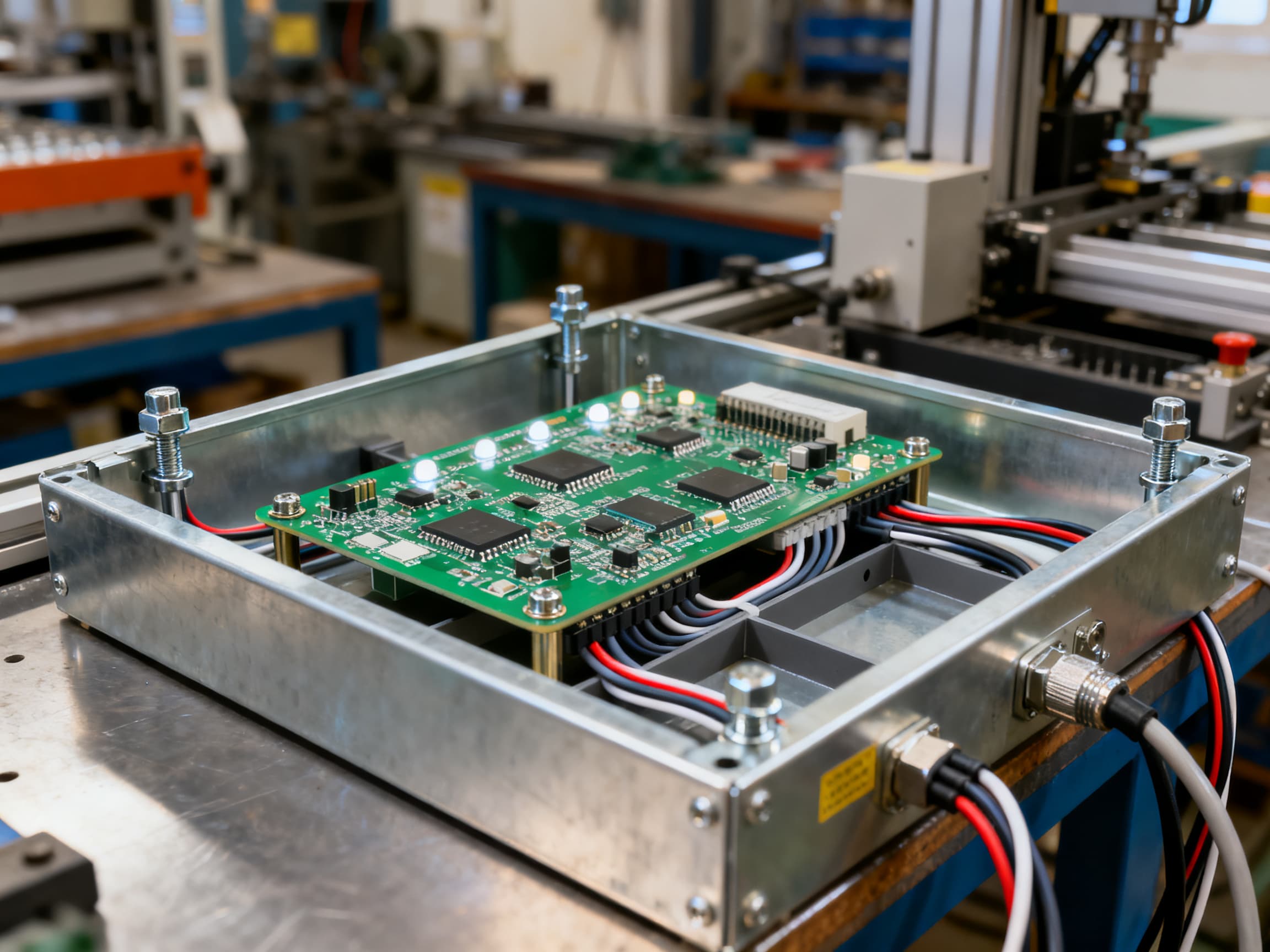 LED Lighting Box-build mechanical integration — PCB assembly at NovaPCBA EMS factory