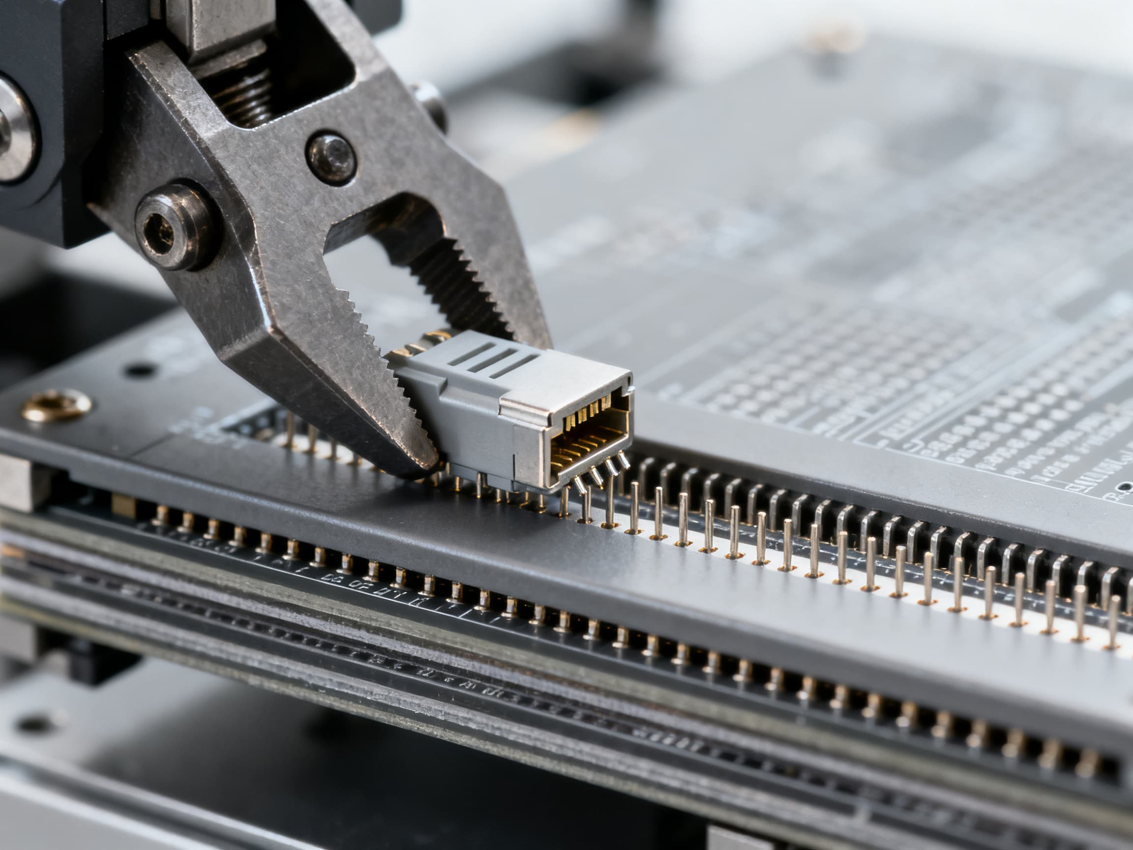 Power & Energy Press-fit connector & backplane assembly — PCB assembly at NovaPCBA EMS factory